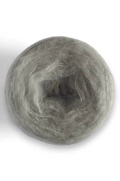 Ece Örgü Tasarım Atölyesi 3-Ply, Gray Angora Knitting Yarn (200 Gr.)
