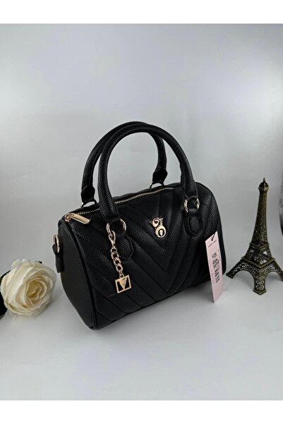 gül sezgin butik KADIN METAL AKSESUARLI TOZ TORBALI ÇAPRAZ EL OMUZ ÇANTA