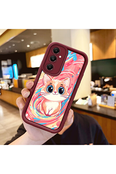 Hontinga حافظة هاتف ملونة من السيليكون متوافقة مع هاتف سامسونج جالاكسي A05S م...