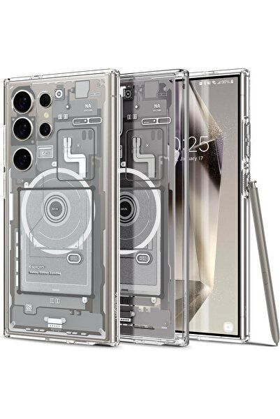 Spigen غطاء Ultra Hybrid MagFit لهاتف Samsung Galaxy S24 Ultra مع MagSafe - أ...