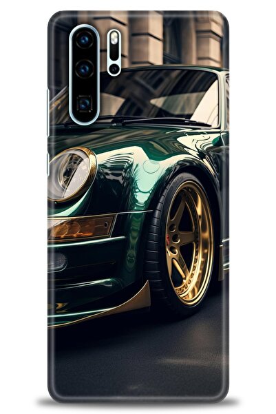 Rulet Aksesuar غطاء متوافق مع هاتف هواوي P30 Pro HD مطبوع - غطاء سيليكون مصمم...