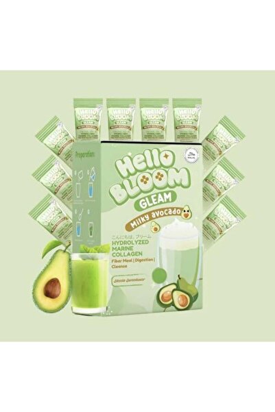 hello bloom Gleam Milky Avocado Collagen Drink
