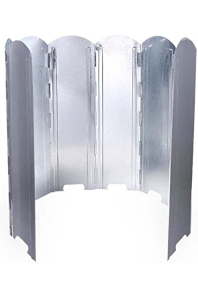 package home حاجز مقاوم للرياح قابل للطي مكون من 8 ألواح لموقد التخييم -حاجز طعام من الألومنيوم المتوفر مقاس صغير