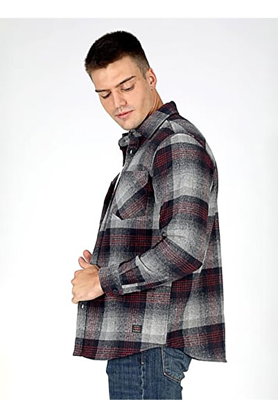 Lee Cooper Чоловіча сорочка Regular Fit темно-синього кольору 251 LCM 241011 LUPINES ТЕМНО-СИНІЙ-СІРИЙ