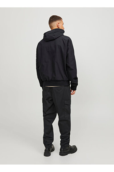 Jack & Jones Siyah Erkek Mont JCOTRACK BOMBER JACKET NOOS