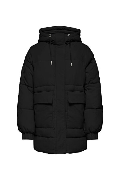 ONLY Black Women's Coat Onlfie Oversized Puffer Coat Otw