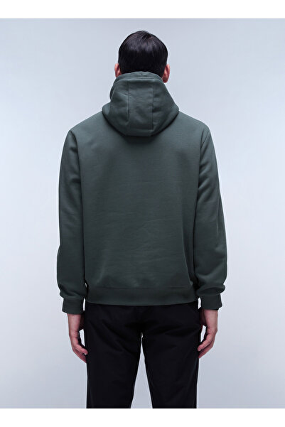 Napapijri Yeşil Erkek Bisiklet Yaka Normal Kalıp Sweatshirt NP0A4I5EG1S1_BURGEE HZH 2.0