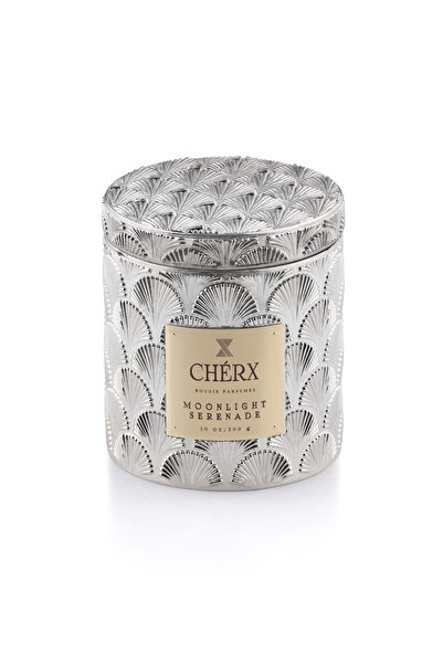 Cherx Koyu Kahve Mum Moonlight Serenade Cam Kavanoz Mum