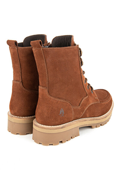 Hush Puppies Tan Γυναικείες μπότες Nubuck 725030-773 Μέγεθος: 36