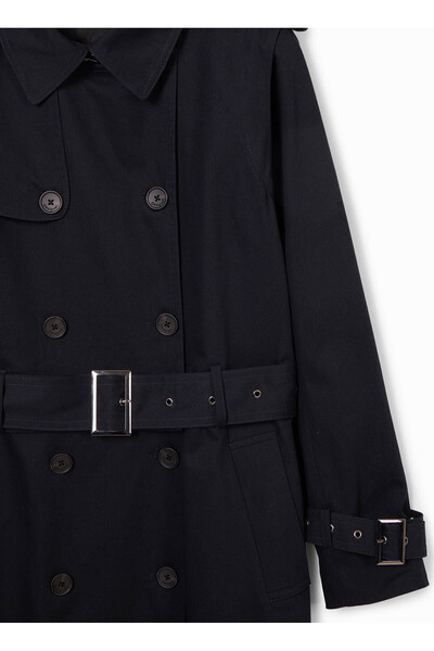 Desigual Lacivert Kadın Trençkot 24WWEW80