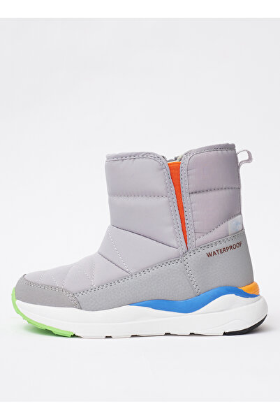 Dudino Kumaş Su İtici + Pu Gri Erkek Çocuk Kar Botu 4W14C106