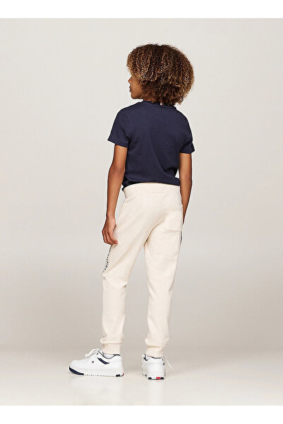 Tommy Hilfiger Tommy Hilfiger Off-White Solid Unisex Sweatpants