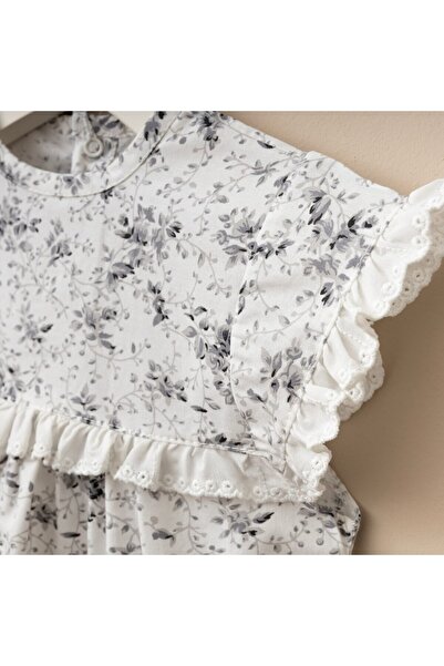 Minimus Newborn Baby Girl Cotton Summer Romper Jumpsuit Set Bandana Bottom Snap Baby Set