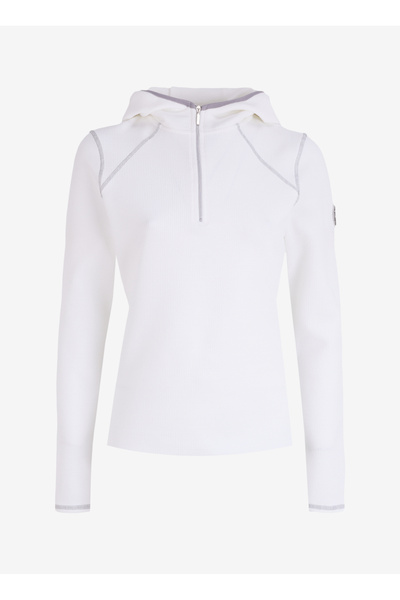 Discovery Expedition Kırık Beyaz Kadın Kapüşon Relaxed Sweatshirt D4WL-SWT3006