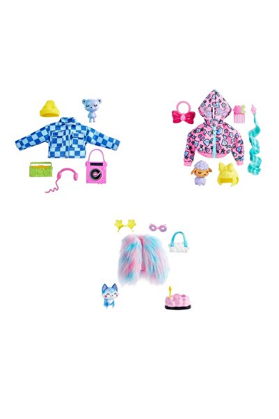 Barbie Extra Hayvan Dostları Ve Kıyafet Paketleri-hdj40