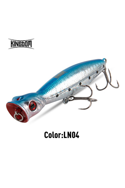 Kingdom طُعم صيد سمك بوبر LN04 مقاس 100 مم ووزن 16 جرامًا، بطول 8 سم و10 سم و...