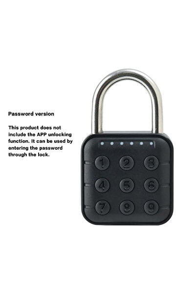 Choice SY12-Password CDOK SY12 smart padlock, IP65 waterproof, suitable for school/gym lockers, suitcases,