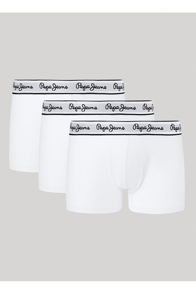Pepe Jeans White Men's Boxers Pmu10975 800 Pepe Tk 3P