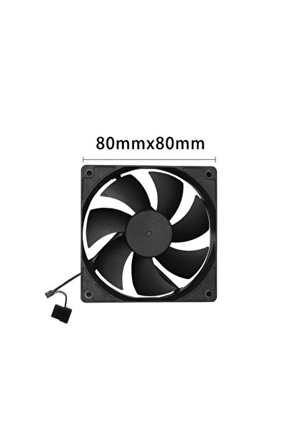 Choice NO RGB black 80x80x25mm 80mm 90mm 120mm Quiet Computer Fan Silent PC Fans For Computer PC Case GPU C