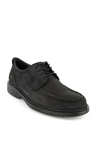 Hush Puppies Black Men's Nubuck Casual Shoes Panas