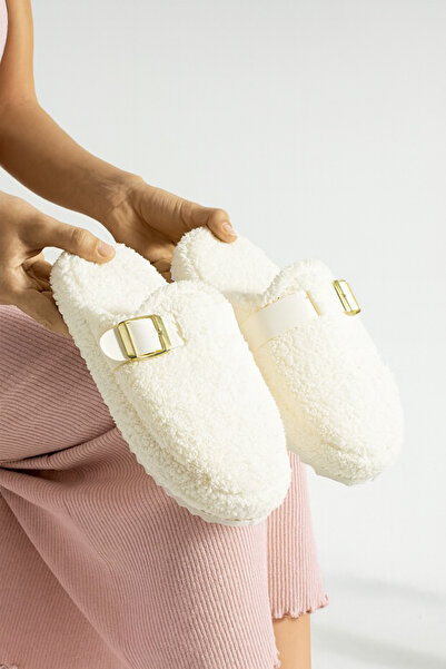 STOCON Buckle Towel Winter Women's House Slippers Dowry Bundle Slippers Winter Slippers Stc1164