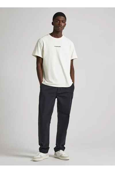 Pepe Jeans Bisiklet Yaka Baskılı Taş Erkek T-Shirt PM509226 837 CLAYTON