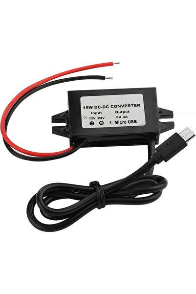 Choice موصل USB صغير مقاوم للماء 12 فولت/24 فولت إلى 5 فولت محول DC-DC وحدة ب...