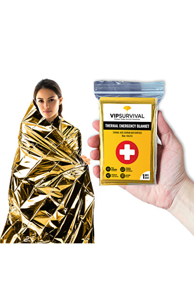 4s Acil Durumlar İçin Termal Battaniye Vücut Isınızı Koruyun