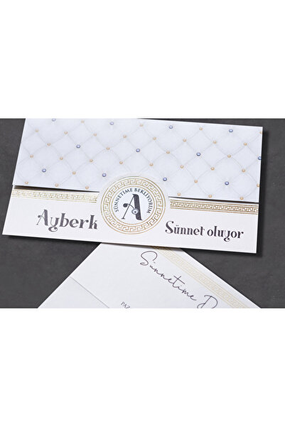 İKLİM DAVETİYE Sünnet Davetiyesi 5019 - 50 Adet - Zarfsız - Baskı Hariç - Tablozadee Özel Tasarım