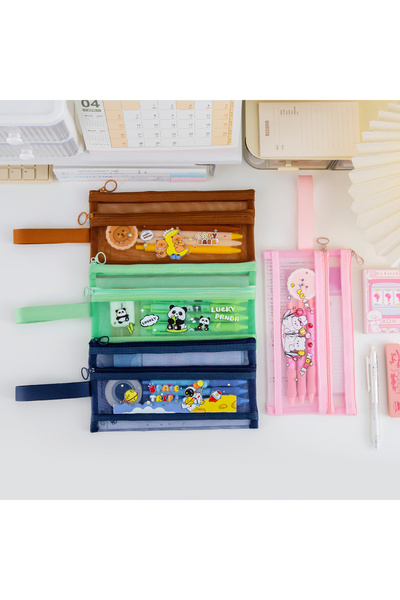 HEY GİDİ GİFT حقيبة أقلام كرتونية لطيفة / حجم كبير / حامل أقلام / علبة أقلام ...