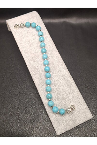 Han Ticarethane Special Design Magnetic Turquoise Natural Stone Bracelet Prayer Beads