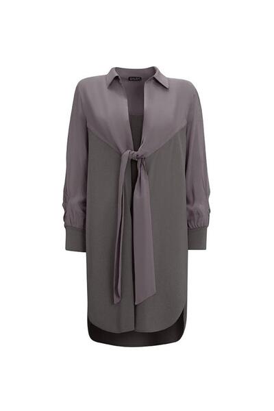 MISS DALIDA T25Y-8005 Missdalida Front-Fastened Knit Clothing Cupro Jacket