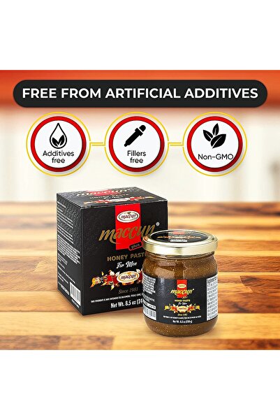 Maccun Aphrodisiac Honey Herbal Paste jar 240g 100% Supplement