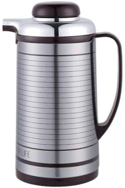 LYNX Insulated Thermos Coffee Bottle by - LY-1101, 1 Liter, Double-Wall Vacuum, Stainless Steel