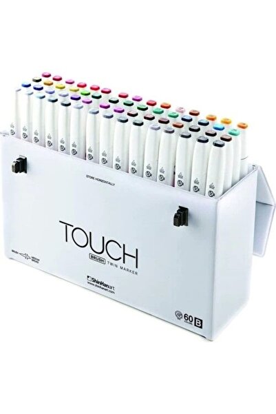 Genel Markalar Twin Brush Marker Fırça Uçlu Marker Seti 60 Renk SET B