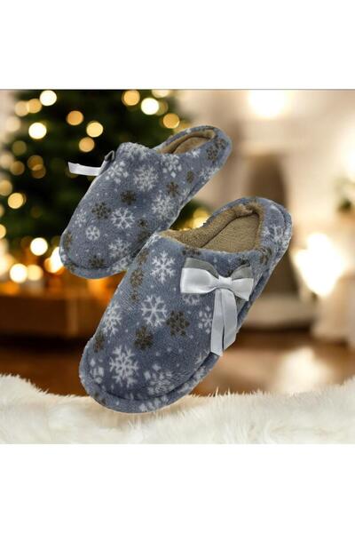 Lion Women's Bow-Knotted Inner Carpet Guest Slippers