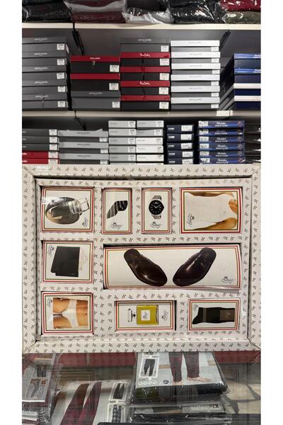 gd goldoremi Imaj 03017 Luxury Groom's Set 11 Piece Dowry Shirt Pajama Watch Set
