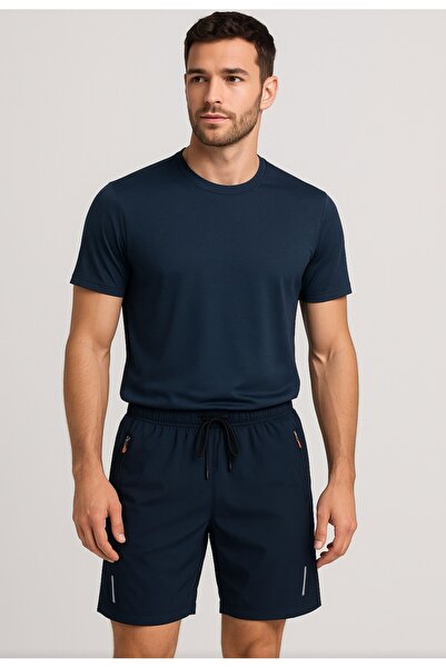 ARDSU Pantaloni scurți sport simpli, largi, subțiri, cu uscare rapidă, buzuna...