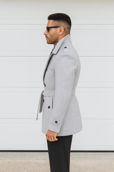 Delpino Чоловічий пальто з вузьким кроєм