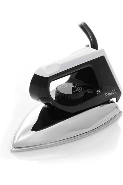 SAACHİ مكواة جافة NL-IR-145-BK – 1200 واط، قاعدة ألومنيوم غير لاصقة، مقاومة ل...