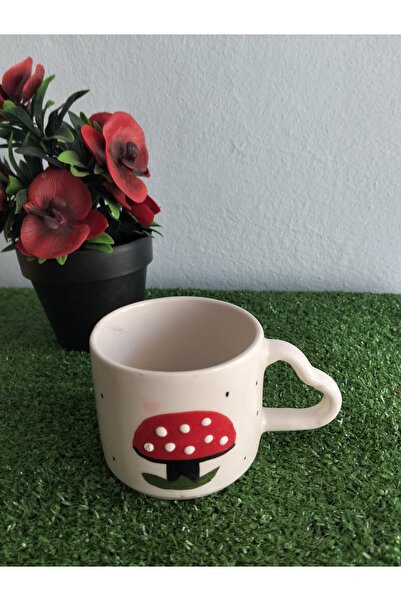 Home Coffee Cup with Mushroom Relief 🍄 "