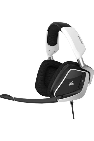 Corsair Void Elite RGB Wired Over-Ear Headset, White