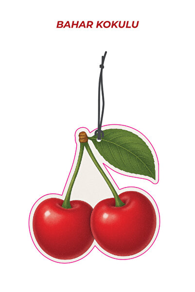 ByMeyla Kiraz Tasarımlı Araç İçi Kokusu & Dekoratif Oto Kokusu Aksesuarı ve A...