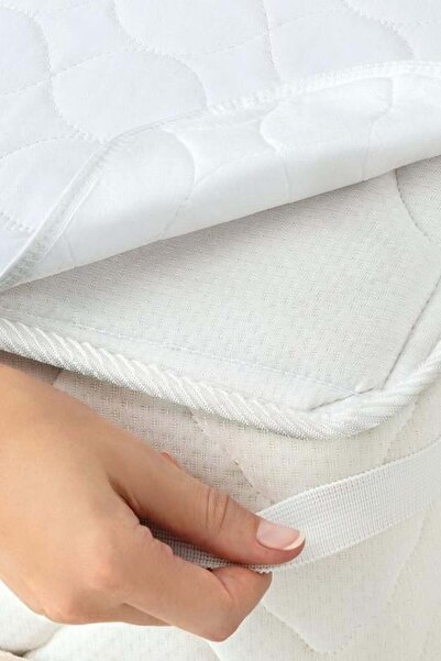 Madame Coco New Season Quilted Single Bed Mattress Pad - White - White