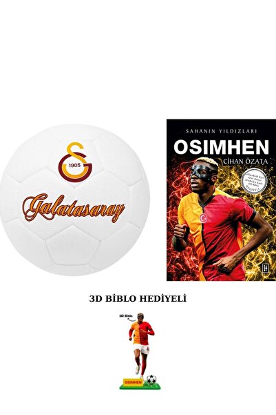 Galatasaray LİSANSLI PREMIUM FUTBOL TOPU + VİCTOR OSİMHEN KİTABI HEDİYELi
