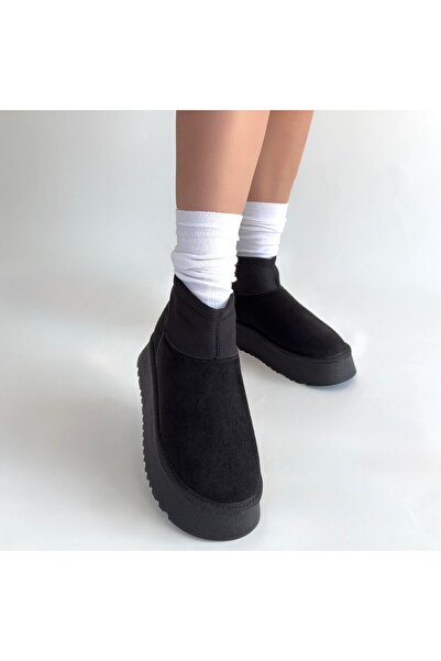 Erbilden Cuen Black Suede Boots