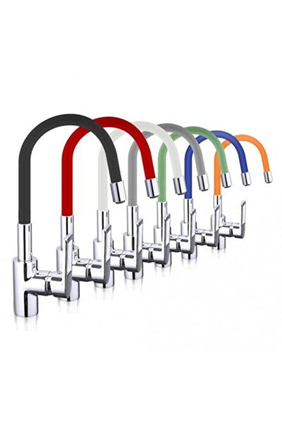 Epilons Flexible Bendable Colorful Silicone Movable Head Faucet Mixer Head Kubar