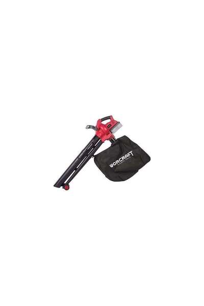 Worcraft Leaf Vacuum, with 2 batteries 4 Ah, dual charger 2x20V Li-ion, collector bag,