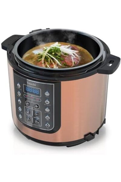 SAACHİ Electric Pressure Cooker 6.0L NL-PC-5302, Pink, Saachi, Aluminum