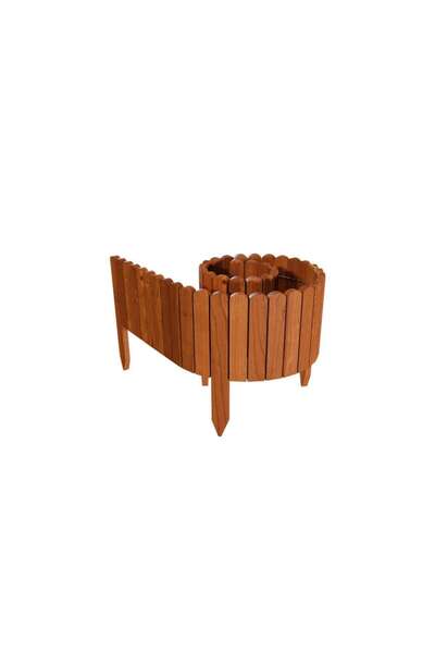 Artool Gard decorativ de grădină din lemn, maro, 200-30 cm